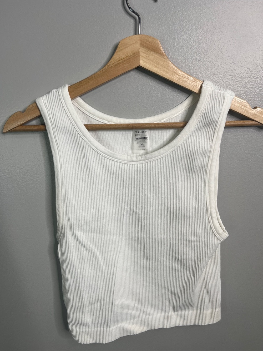 (sunday best) white shirt casual size MEDIUM